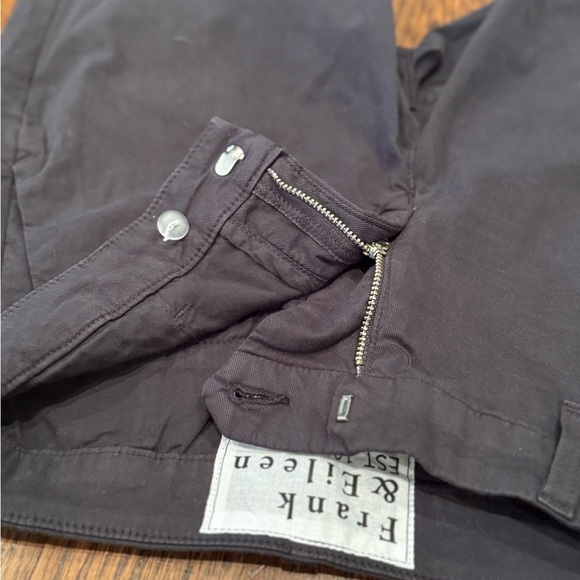Frank & Eileen Black Chinos Wicklow The Italian Tailored Fit Size 0 - Picture 7 of 11